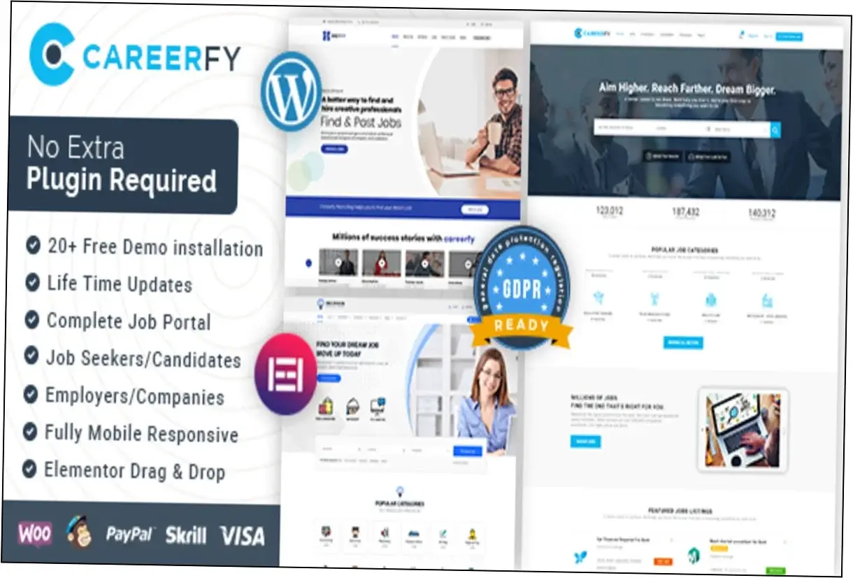 Careerfy Theme Nulled